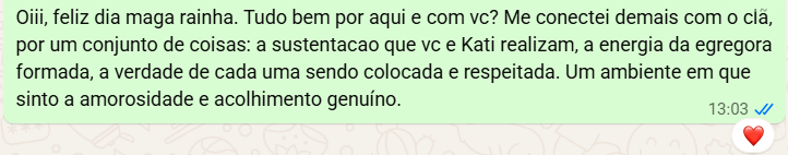 Depoimento — maga rainha